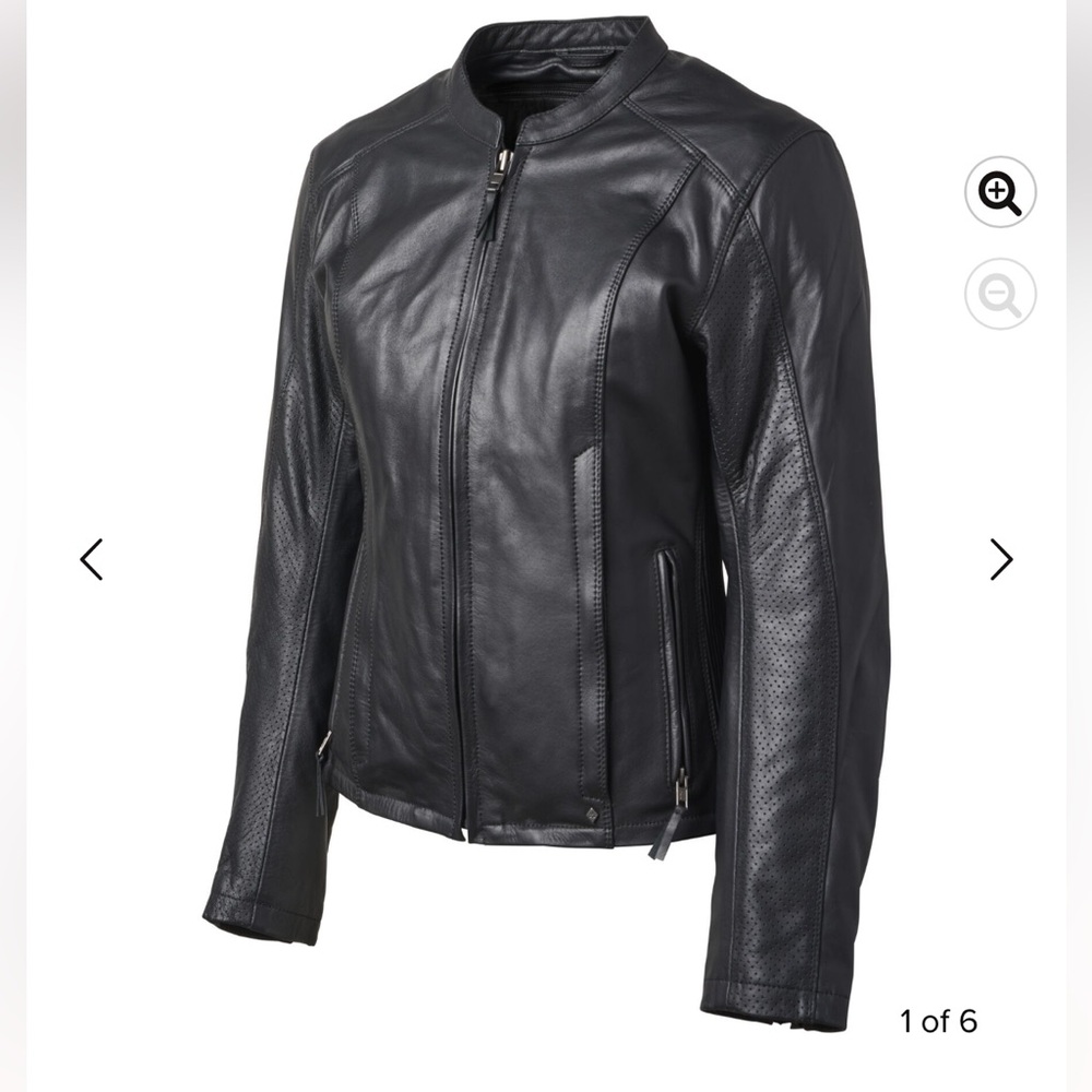 NWOT Roland Sands Design Women’s Argonne 74 Leather Motorcycle Jacket - MEDIUM